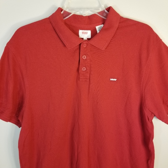 Levi's Red Polo Shirt XL - Picture 8 of 16
